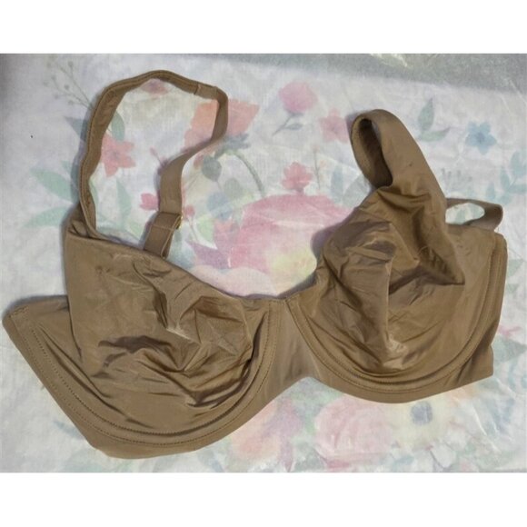 NWOT CUUP 34E The Scoop Taupe Microfiber Underwire Bra 124251